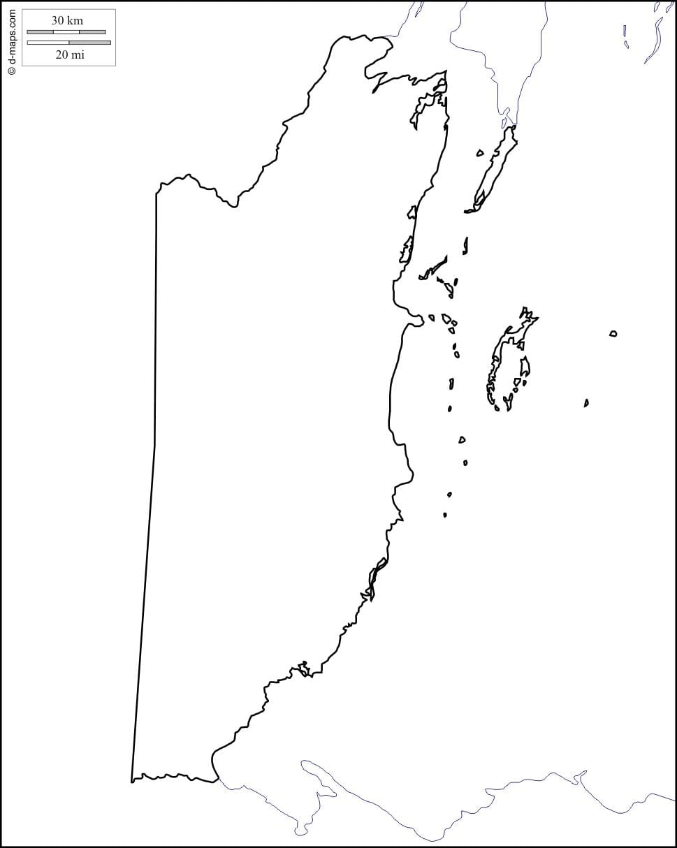 ನಕ್ಷೆಯ ಖಾಲಿ ಬೆಲೀಜ್